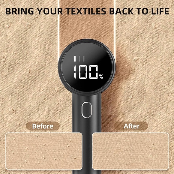 Black Electric Lint Remover-LED Display - Picture 4 of 7